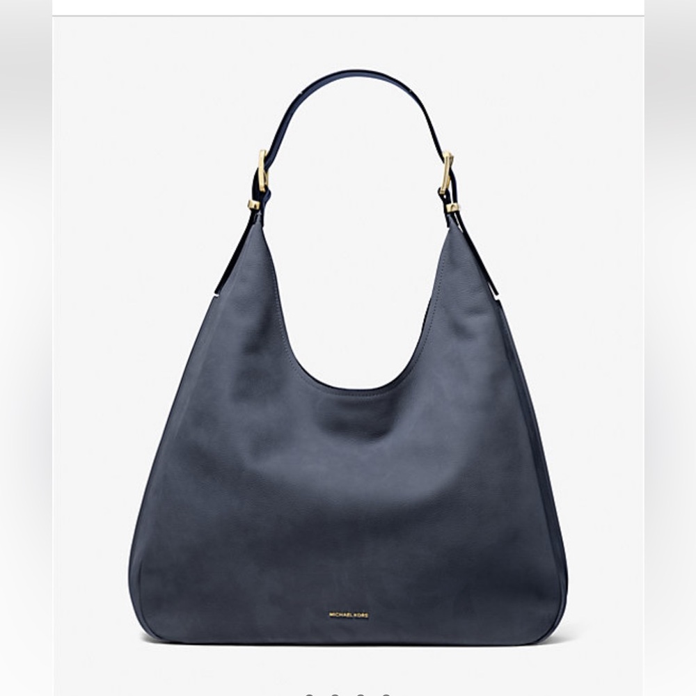 Michael Kors Nolita Large Nubuck Hobo Shoulder Bag